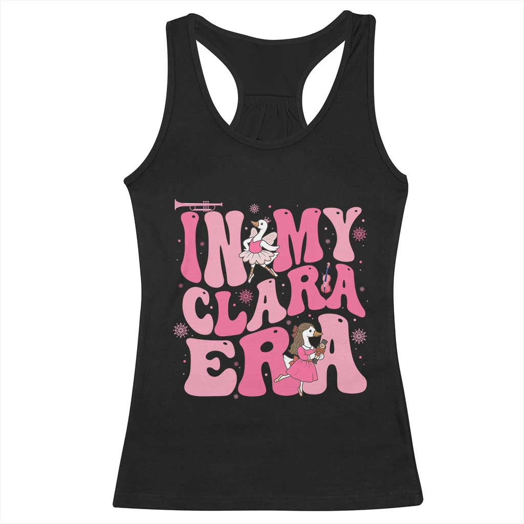 Nutcracker Goose Ballet Racerback Tank Top In My Clara Era TS14 Black Print Your Wear