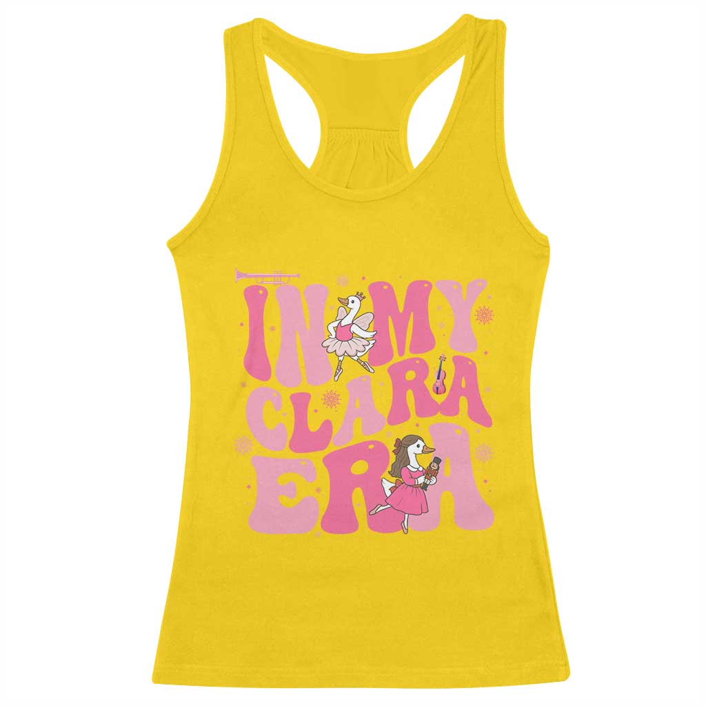 Nutcracker Goose Ballet Racerback Tank Top In My Clara Era - Print Your Wear