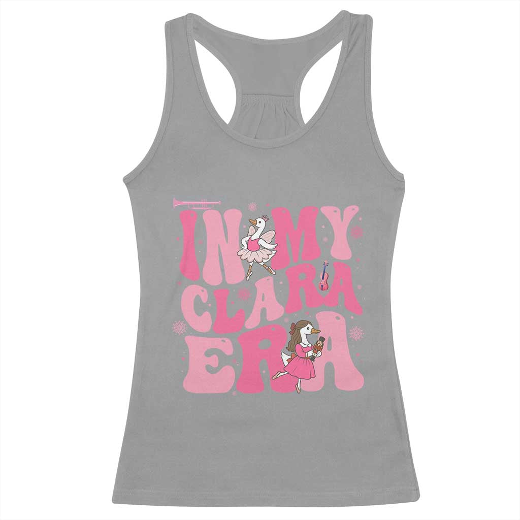 Nutcracker Goose Ballet Racerback Tank Top In My Clara Era - Print Your Wear