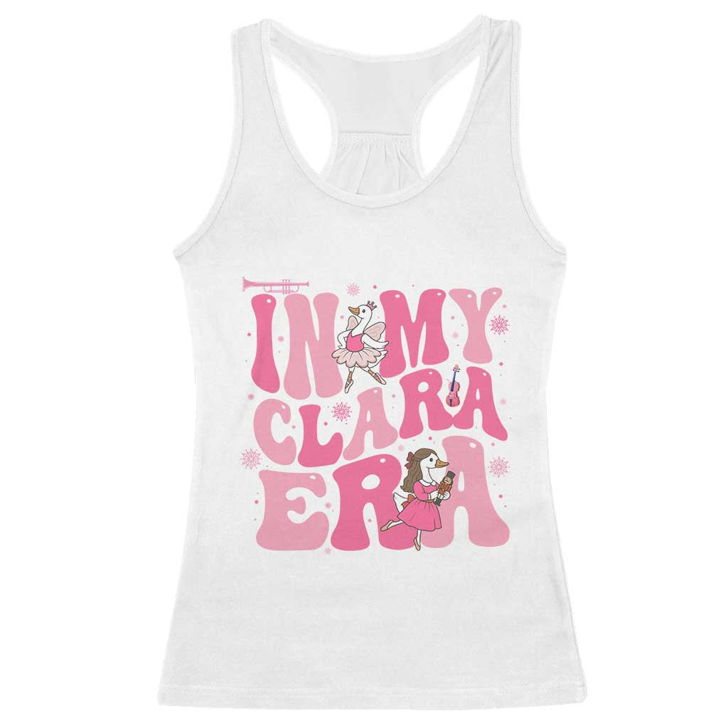 Nutcracker Goose Ballet Racerback Tank Top In My Clara Era - Print Your Wear