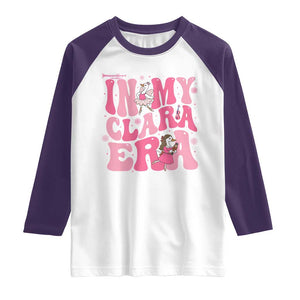 Nutcracker Goose Ballet Raglan Shirt In My Clara Era TS14 White Purple Print Your Wear