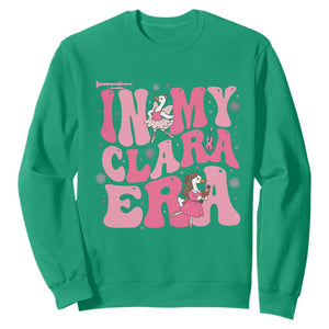 Nutcracker Goose Ballet Sweatshirt In My Clara Era TS14 Irish Green Print Your Wear