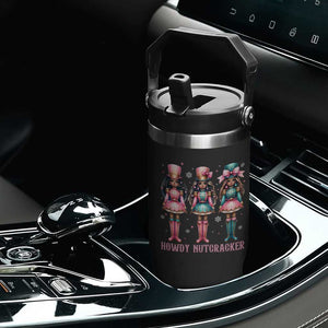 Howdy Nutcracker Cowgirl Christmas Western Country Flip Straw Tumbler TS14 Print Your Wear