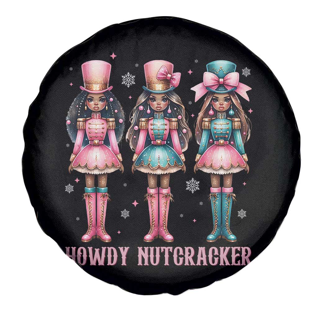 Howdy Nutcracker Cowgirl Christmas Western Country Spare Tire Cover TS14 Print Your Wear