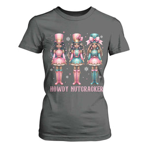 Howdy Nutcracker Cowgirl Christmas Western Country T Shirt For Women TS14 Dark Heather Print Your Wear