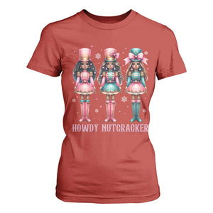 Howdy Nutcracker Cowgirl Christmas Western Country T Shirt For Women TS14 Red Print Your Wear