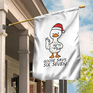 67 Six Seven Chirtsmas Meme Garden Flag Funny Silly Goose TS14 Print Your Wear