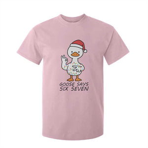 67 Six Seven Chirtsmas Meme T Shirt For Kid Funny Silly Goose TS14 Light Pink Print Your Wear