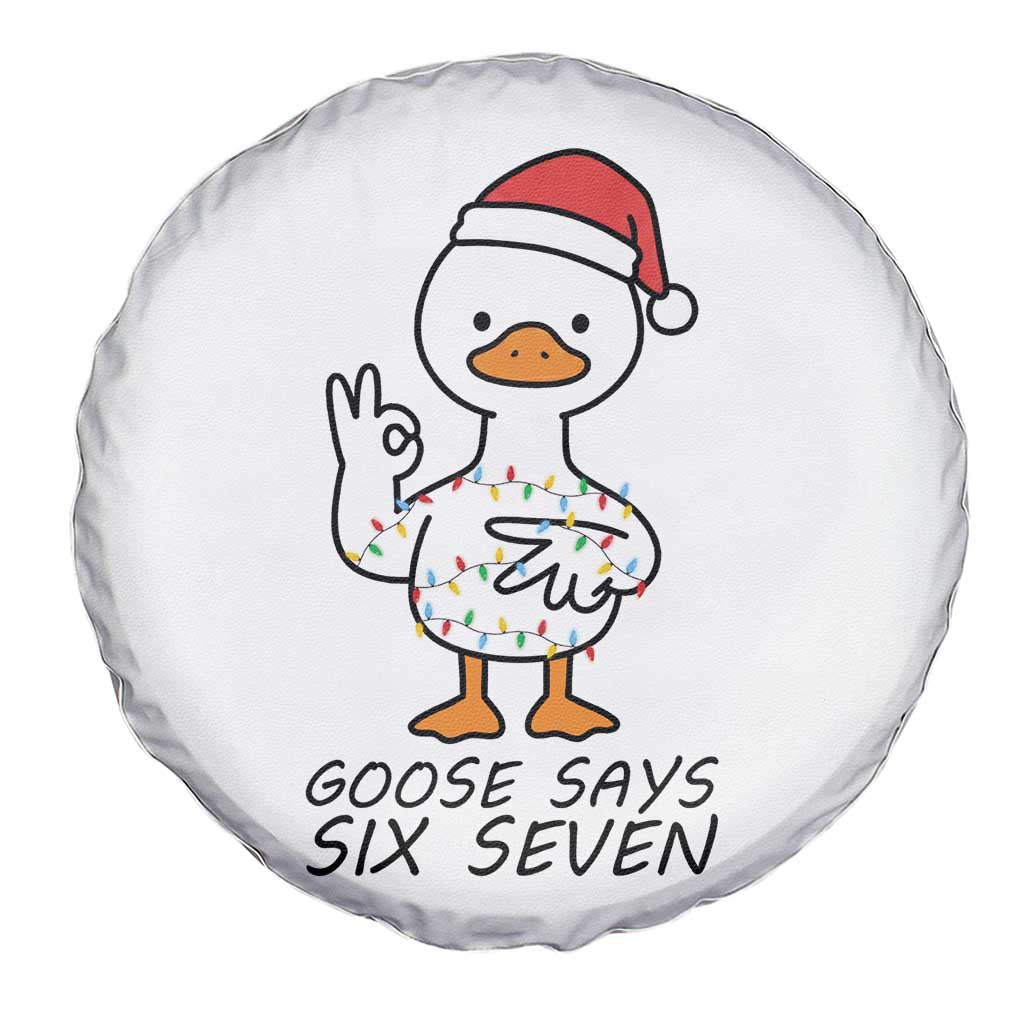 67 Six Seven Chirtsmas Meme Spare Tire Cover Funny Silly Goose TS14 Print Your Wear