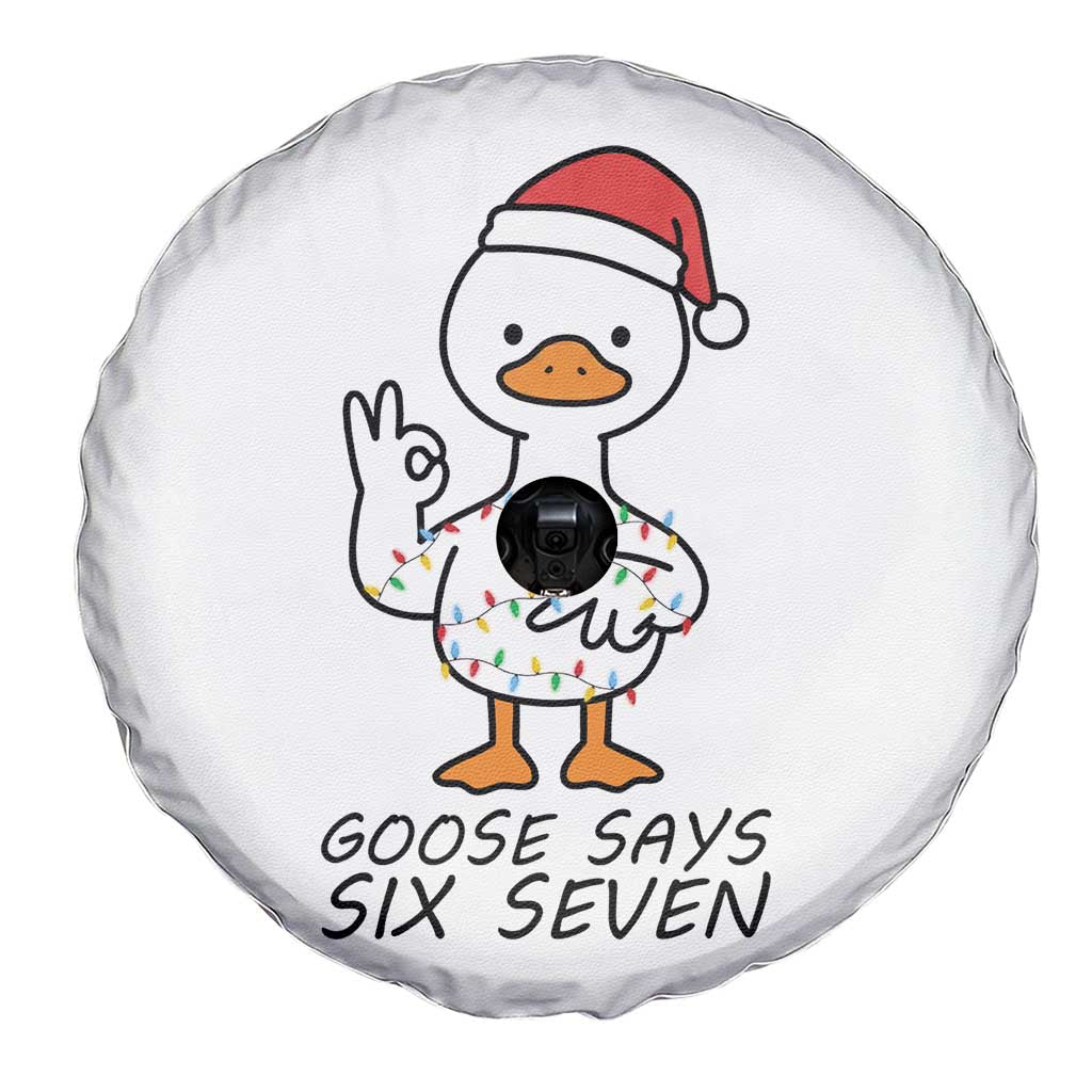 67 Six Seven Chirtsmas Meme Spare Tire Cover Funny Silly Goose TS14 Print Your Wear