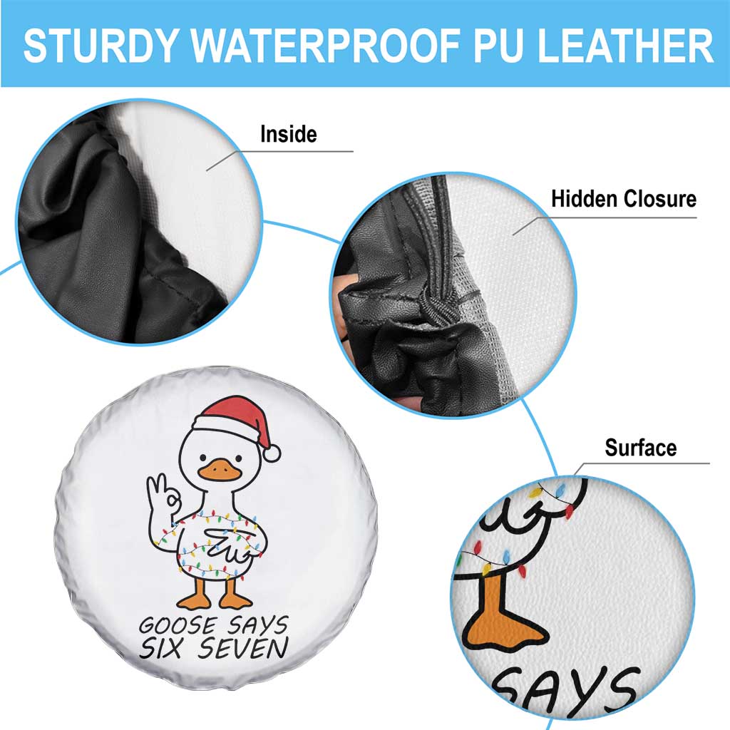 67 Six Seven Chirtsmas Meme Spare Tire Cover Funny Silly Goose TS14 Print Your Wear