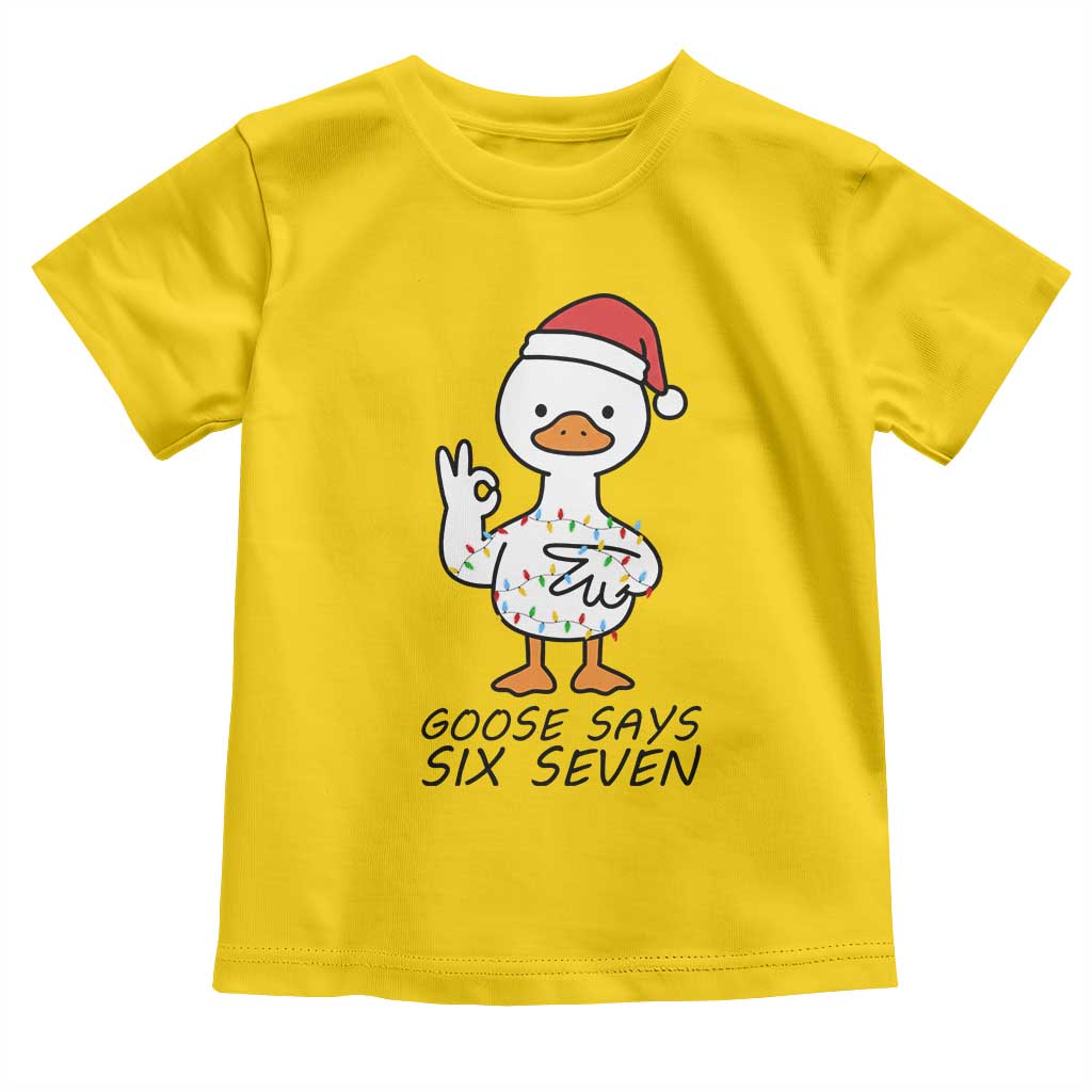 67 Six Seven Chirtsmas Meme Toddler T Shirt Funny Silly Goose TS14 Daisy Print Your Wear