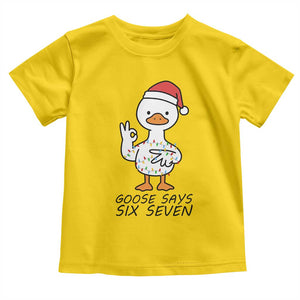 67 Six Seven Chirtsmas Meme Toddler T Shirt Funny Silly Goose TS14 Daisy Print Your Wear