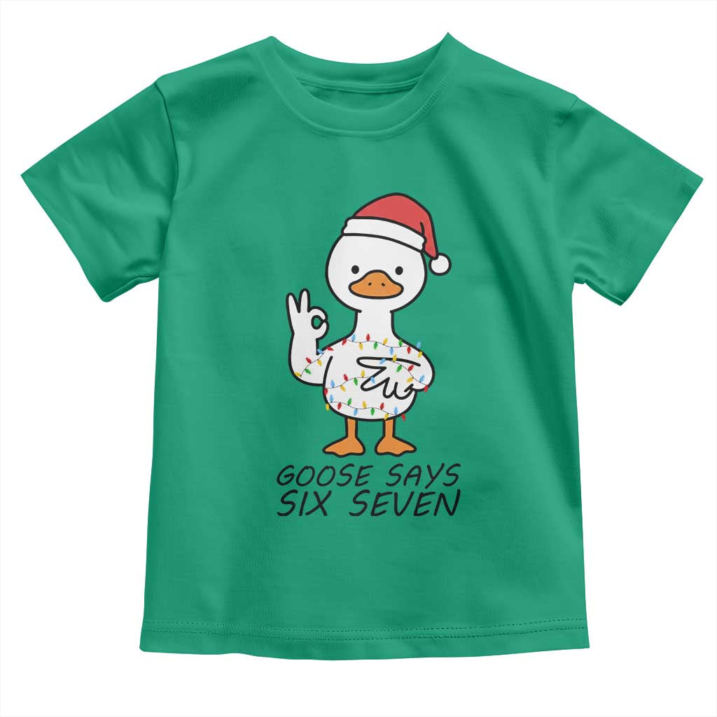 67 Six Seven Chirtsmas Meme Toddler T Shirt Funny Silly Goose TS14 Irish Green Print Your Wear