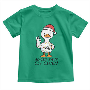 67 Six Seven Chirtsmas Meme Toddler T Shirt Funny Silly Goose TS14 Irish Green Print Your Wear