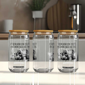 Funny Drunk Raccoon Glass Can Trashed Panda Meme TS14 Print Your Wear