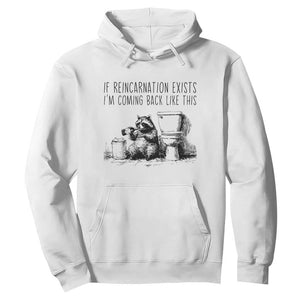 Funny Drunk Raccoon Hoodie Trashed Panda Meme TS14 White Print Your Wear