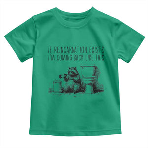Funny Drunk Raccoon Toddler T Shirt Trashed Panda Meme TS14 Irish Green Print Your Wear