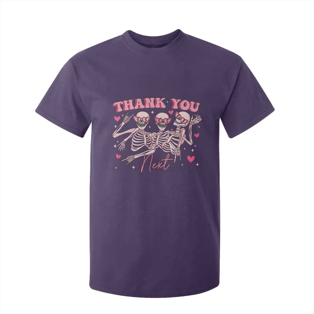 Funny Skeleton Anti Valentines T Shirt For Kid TS14 Purple Print Your Wear