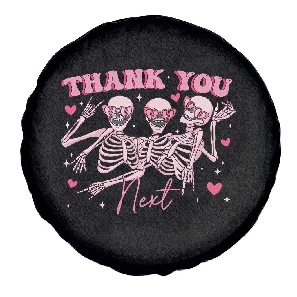 Funny Skeleton Anti Valentines Spare Tire Cover TS14 Print Your Wear