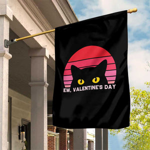 Funny Black Cat Anti Valentine Meme Garden Flag TS14 Print Your Wear