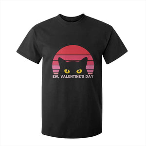 Funny Black Cat Anti Valentine Meme T Shirt For Kid TS14 Black Print Your Wear
