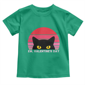 Funny Black Cat Anti Valentine Meme Toddler T Shirt TS14 Irish Green Print Your Wear
