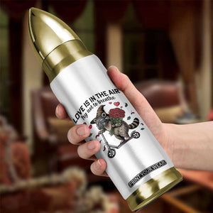Funny Raccoon Scooter Anti Valentine Bullet Tumbler Love Is In The Air Try Not To Breathe TS14 Print Your Wear
