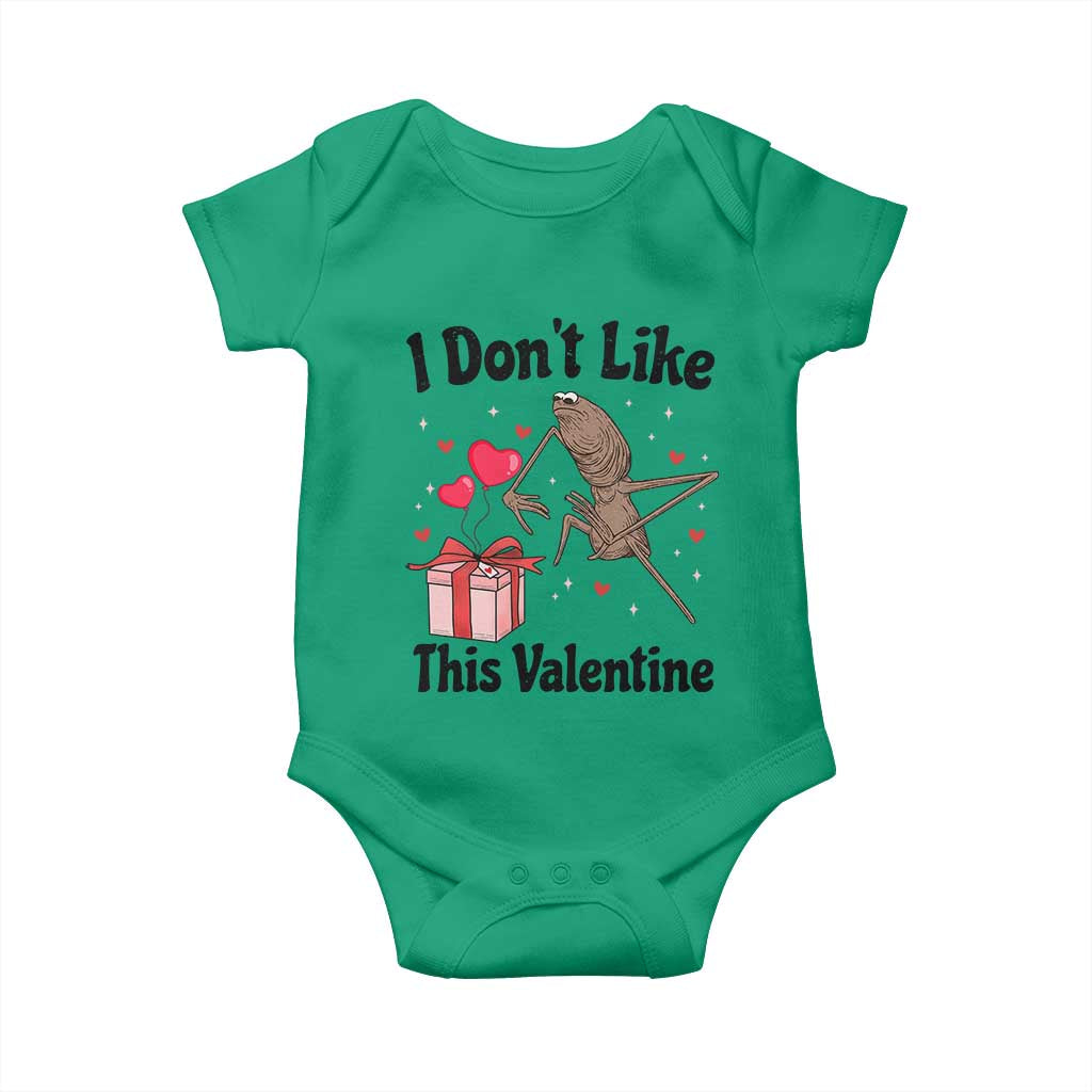 Marcus The Worm Meme Baby Onesie I Do Not Like This Valentine TS14 Irish Green Print Your Wear