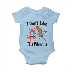 Marcus The Worm Meme Baby Onesie I Do Not Like This Valentine TS14 Light Blue Print Your Wear