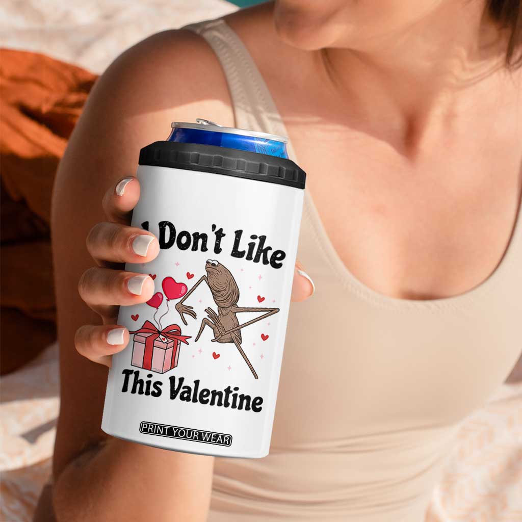 Marcus The Worm Meme 4 in 1 Can Cooler Tumbler I Do Not Like This Valentine TS14 Print Your Wear