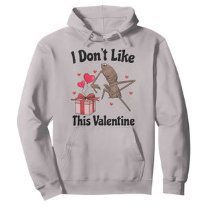 Marcus The Worm Meme Hoodie I Do Not Like This Valentine - Print Your Wear