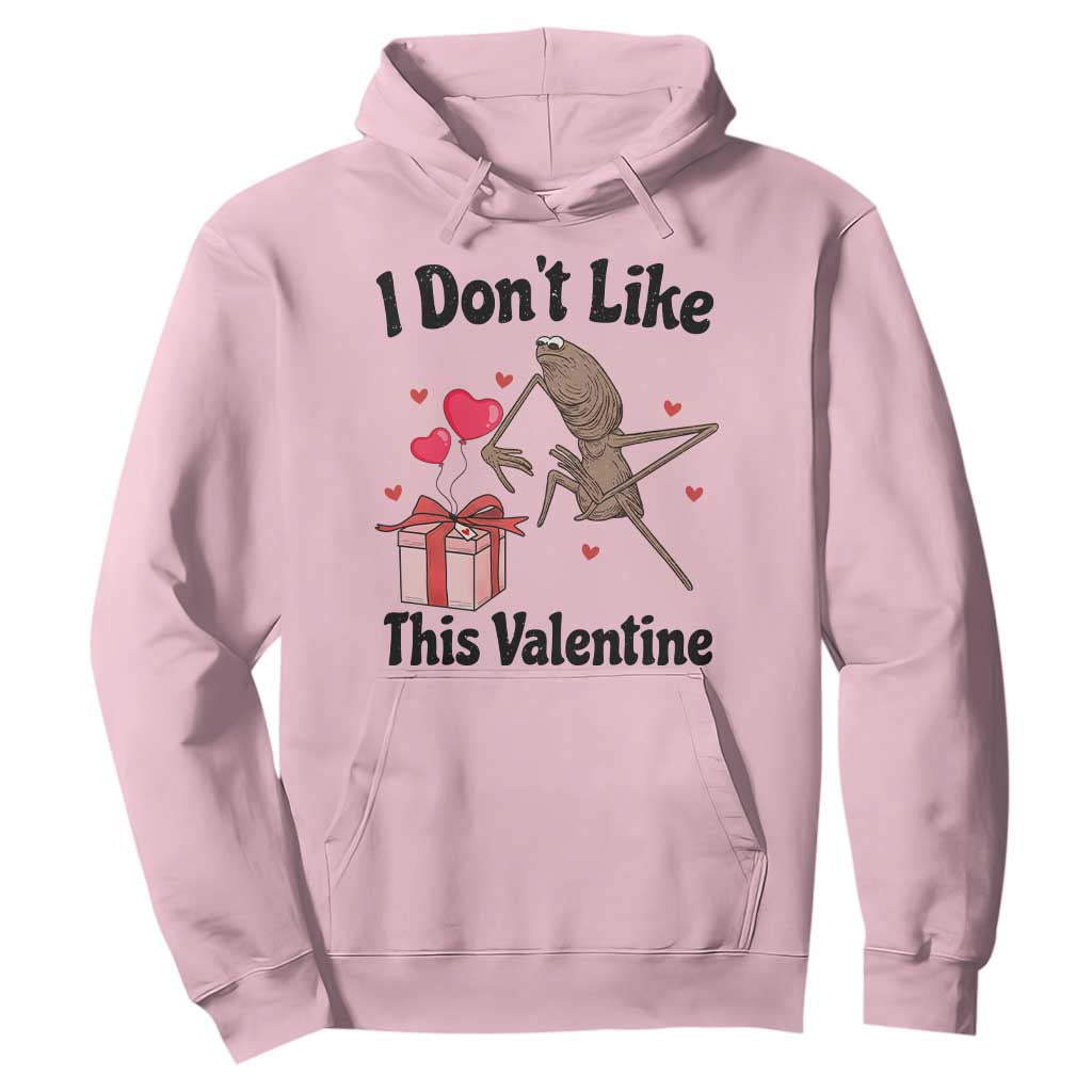 Marcus The Worm Meme Hoodie I Do Not Like This Valentine - Print Your Wear