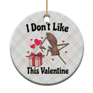 Marcus The Worm Meme Ceramic Ornament I Do Not Like This Valentine TS14 1pc Christmas Plaid Print Your Wear