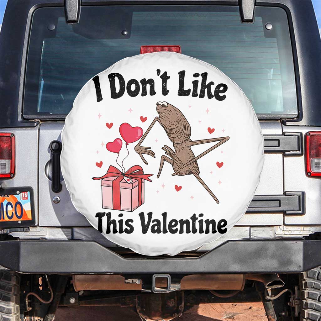 Marcus The Worm Meme Spare Tire Cover I Do Not Like This Valentine TS14 No hole White Print Your Wear