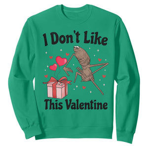 Marcus The Worm Meme Sweatshirt I Do Not Like This Valentine TS14 Irish Green Print Your Wear