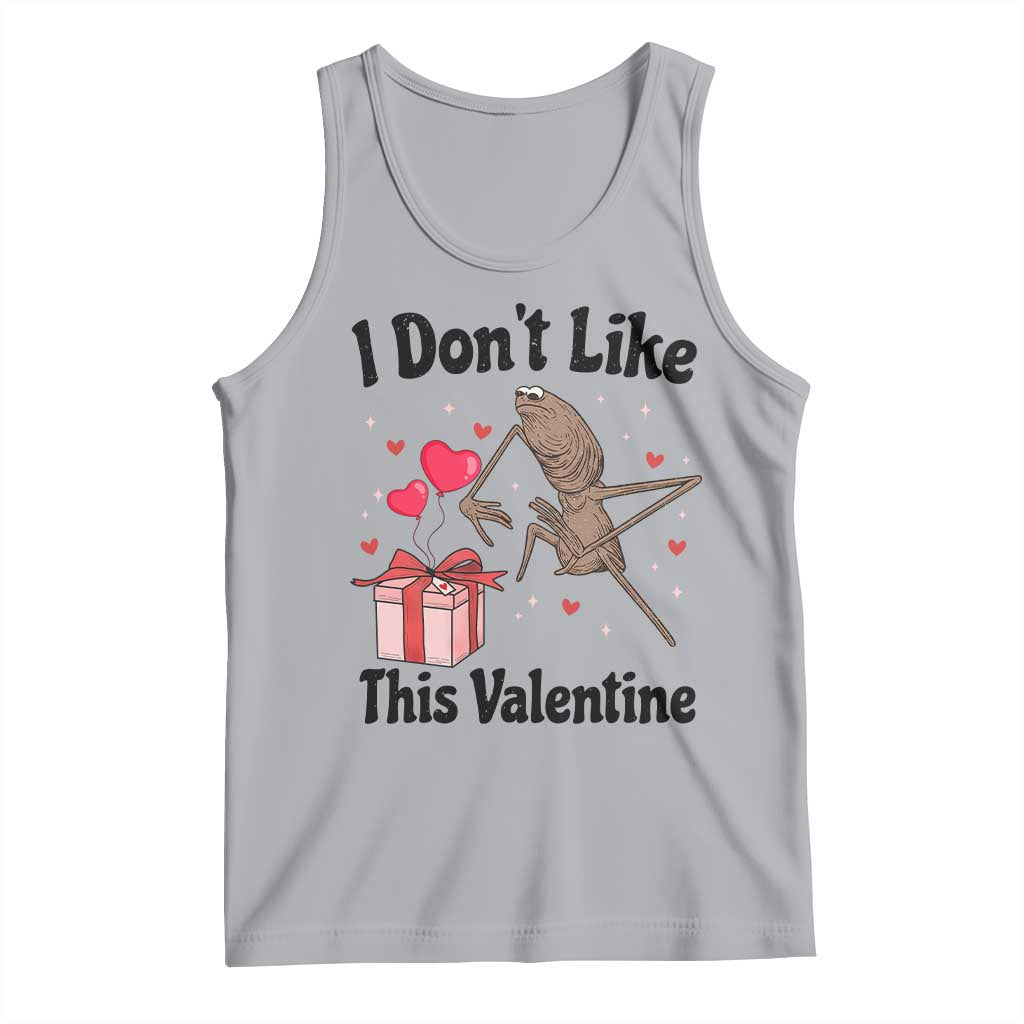Marcus The Worm Meme Tank Top I Do Not Like This Valentine TS14 Athletic Heather Print Your Wear