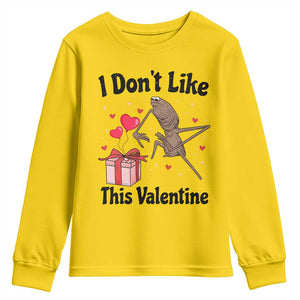 Marcus The Worm Meme Youth Sweatshirt I Do Not Like This Valentine TS14 Daisy Print Your Wear