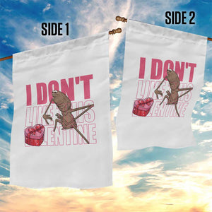 Marcus The Worm Funny Valentine Meme Garden Flag I Don't Like This Valentine TS14 Print Your Wear