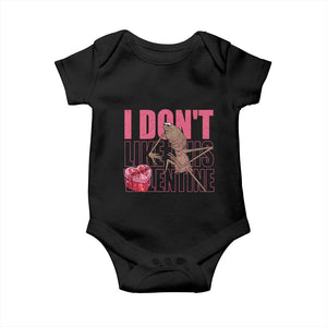 Marcus The Worm Funny Valentine Meme Baby Onesie I Don't Like This Valentine TS14 Black Print Your Wear