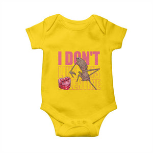 Marcus The Worm Funny Valentine Meme Baby Onesie I Don't Like This Valentine TS14 Daisy Print Your Wear