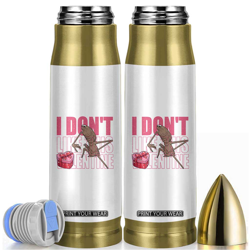 Marcus The Worm Funny Valentine Meme Bullet Tumbler I Don't Like This Valentine TS14 White Print Your Wear