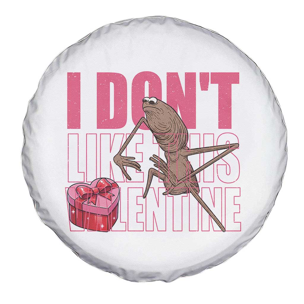 Marcus The Worm Funny Valentine Meme Spare Tire Cover I Don't Like This Valentine TS14 Print Your Wear