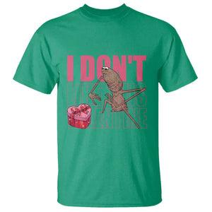 Marcus The Worm Funny Valentine Meme T Shirt I Don't Like This Valentine TS14 Irish Green Print Your Wear