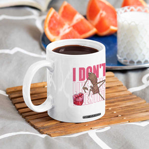Marcus The Worm Funny Valentine Meme Coffee Mug I Don't Like This Valentine TS14 Print Your Wear