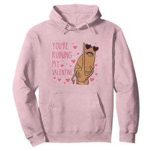 Marcus The Worm Meme Hoodie Funny Anti Valentines Day TS14 Light Pink Print Your Wear