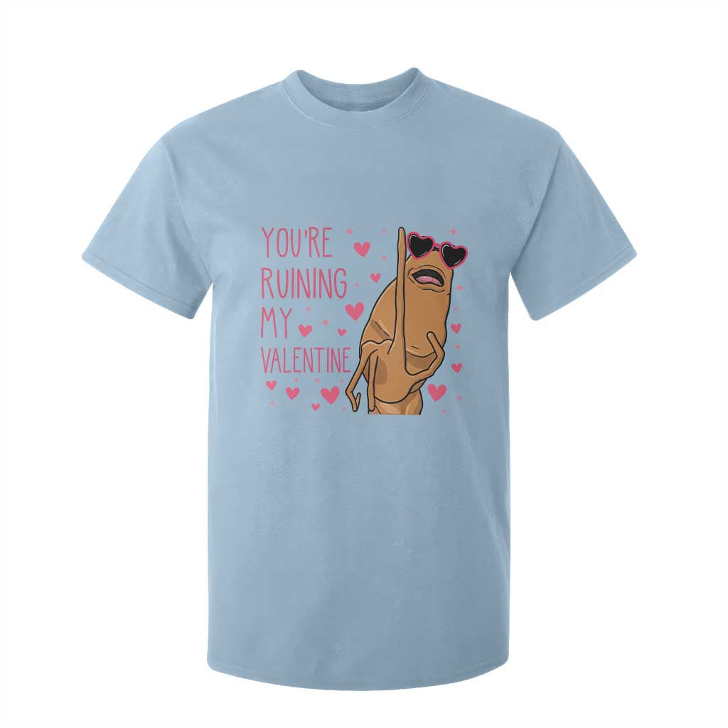 Marcus The Worm Meme T Shirt For Kid Funny Anti Valentines Day TS14 Light Blue Print Your Wear