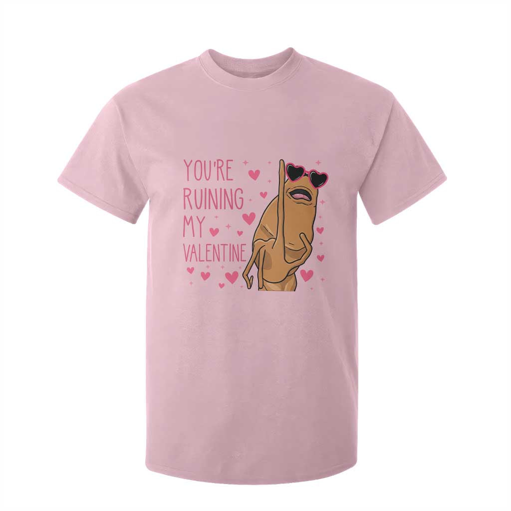 Marcus The Worm Meme T Shirt For Kid Funny Anti Valentines Day TS14 Light Pink Print Your Wear