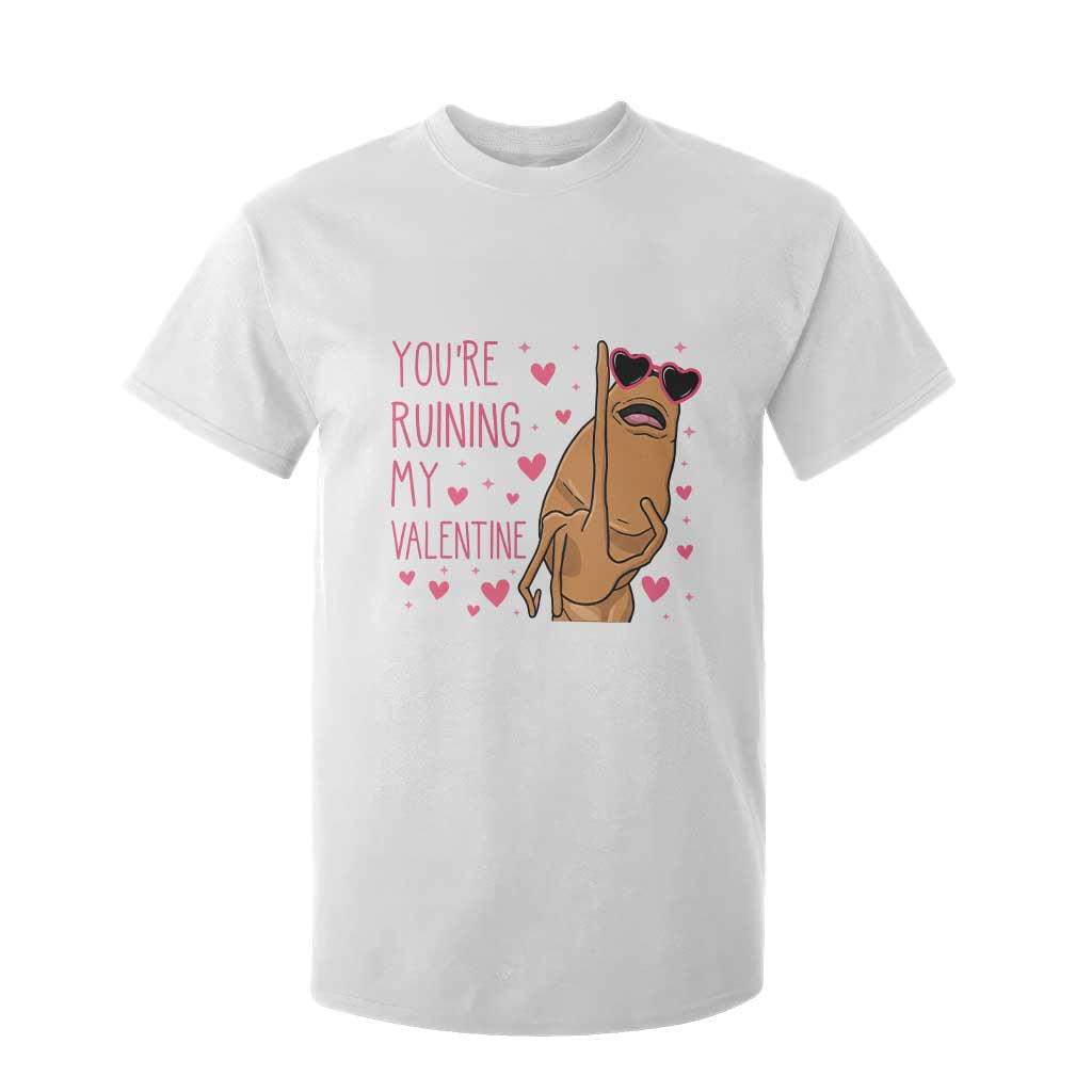 Marcus The Worm Meme T Shirt For Kid Funny Anti Valentines Day TS14 White Print Your Wear