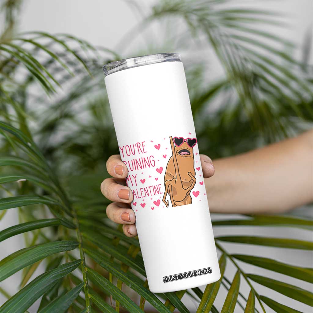 Marcus The Worm Meme Skinny Tumbler Funny Anti Valentines Day TS14 Print Your Wear